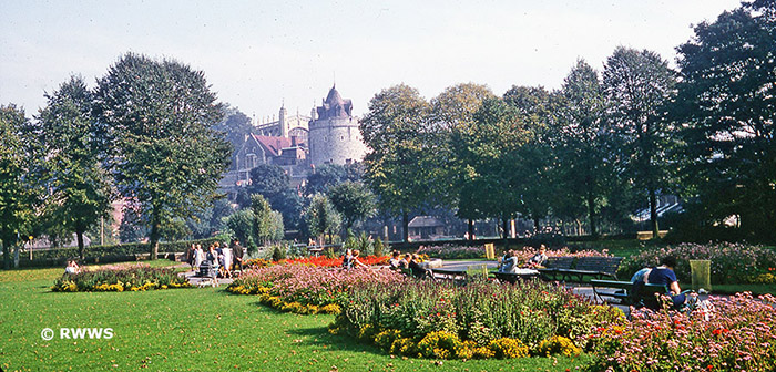 The castle from the gardens
