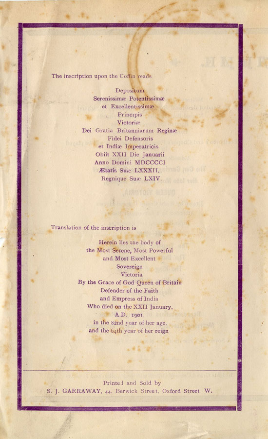 Queen Victoria's Funeral The Royal Windsor Forum